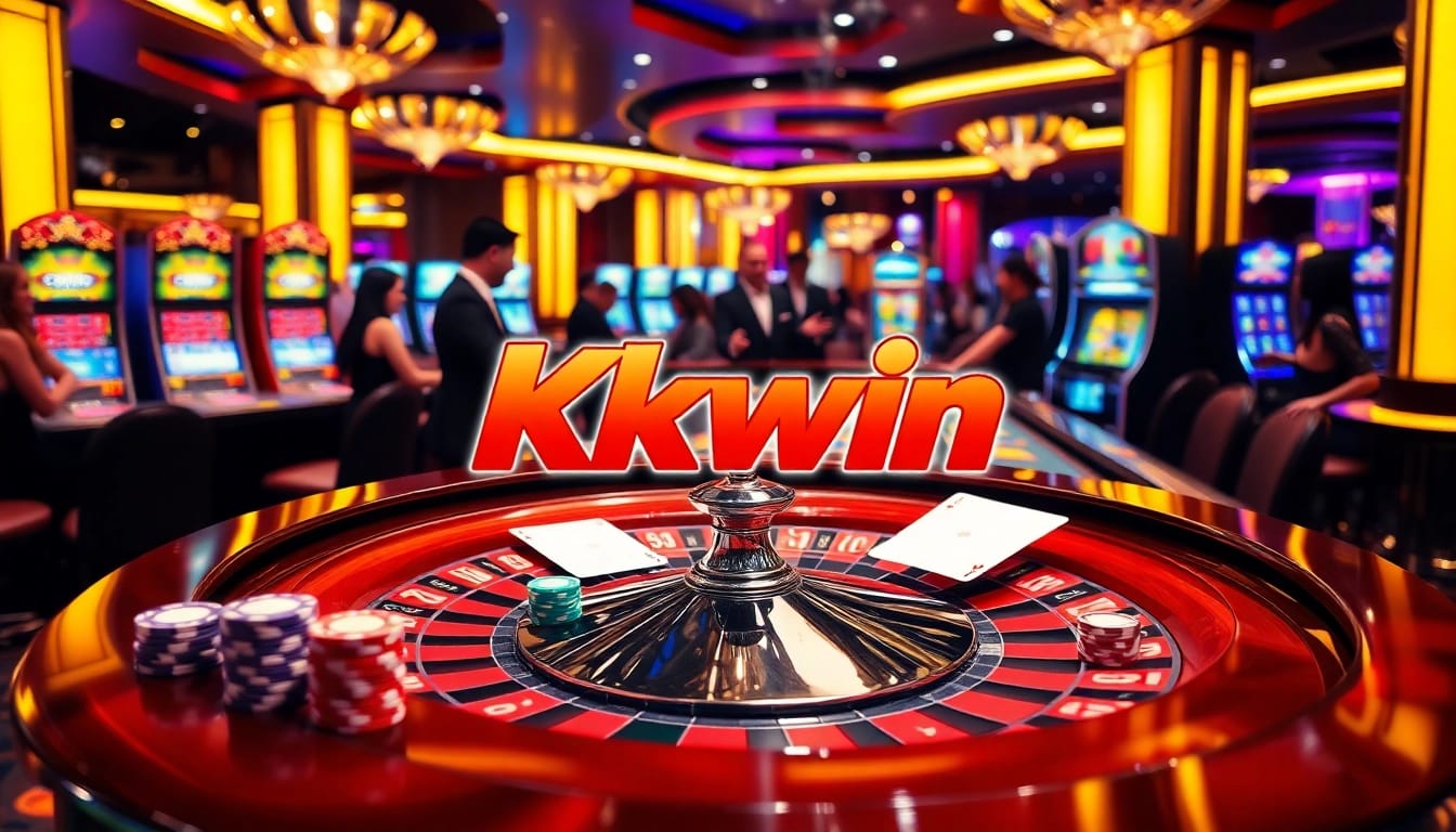 Engaging players at the Kkwin casino, with vibrant roulette and poker action for a thrilling experience.