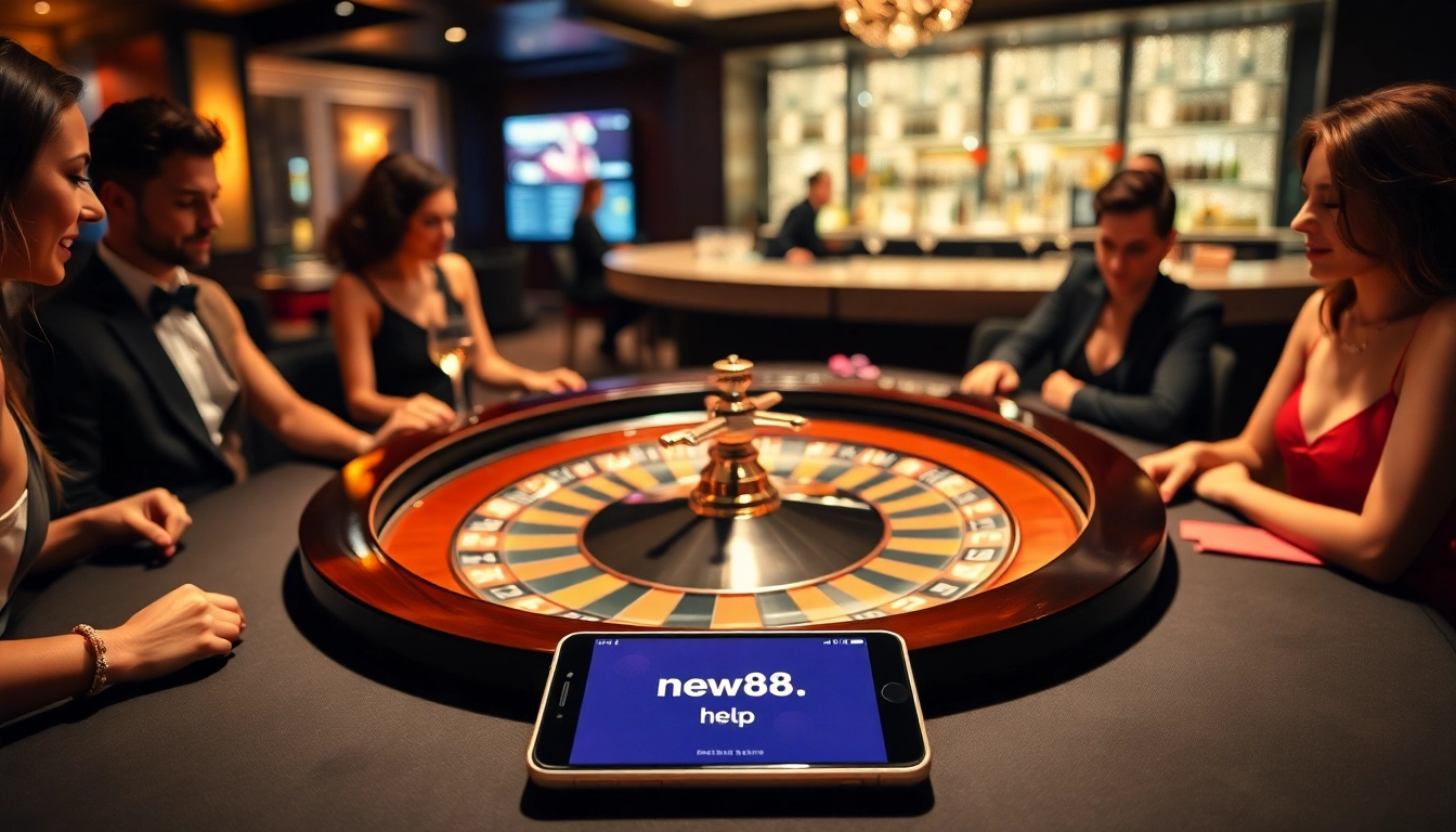 Engaging players enjoying roulette at https://new88.help/ while exploring online gambling options.