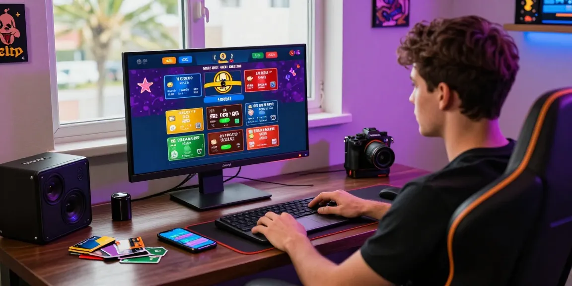 Exciting gaming moment at a credit card casino platform on https://thebls.org.uk, featuring engaging gameplay and vibrant lighting.