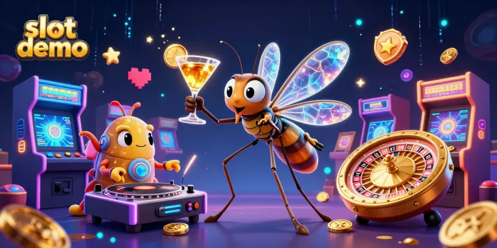 Slot demo permainan kasino menarik yang menunjukkan permainan slot dengan elemen visual lengkap.