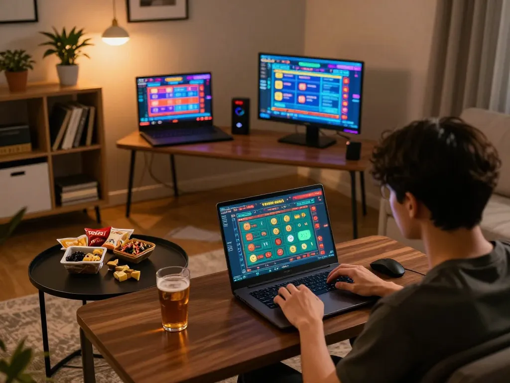 Togel88 Login Link Alternatif shown on a laptop screen during an online gaming session