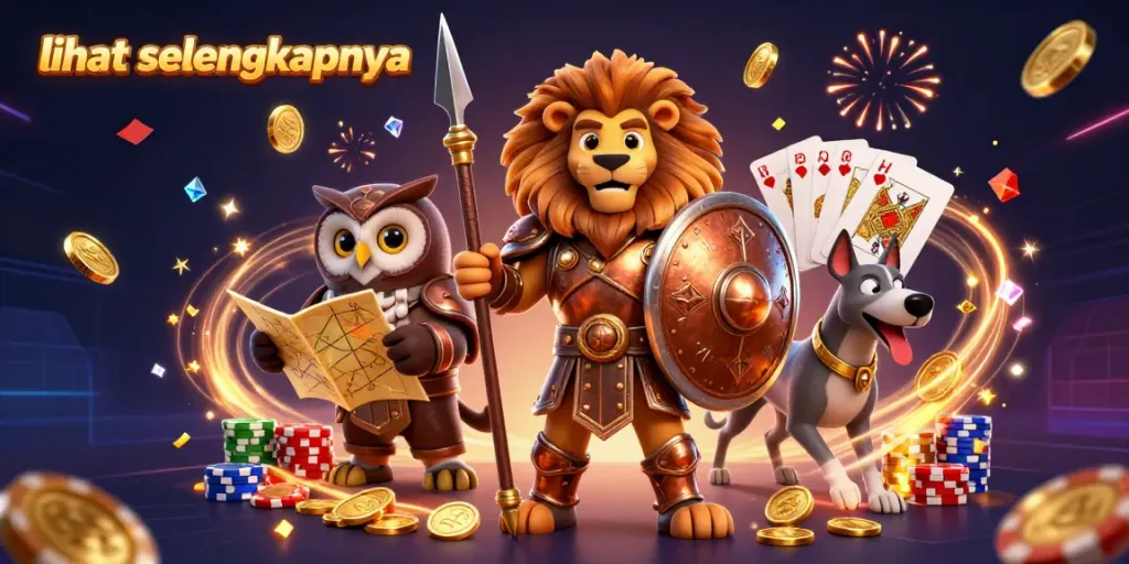Gambol slot terasa lebih seru dengan lihat selengkapnya dari karakter Spartan dan kucing pintar.