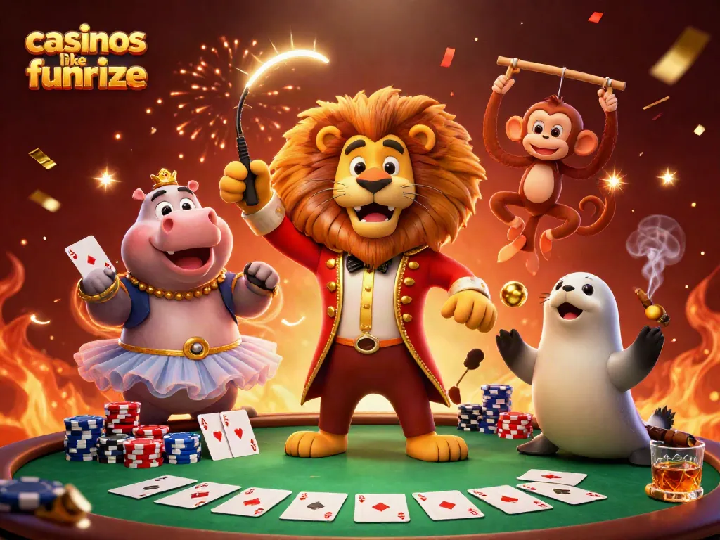 Experience the excitement of casinos like Funrize with lively characters and vibrant poker elements.
