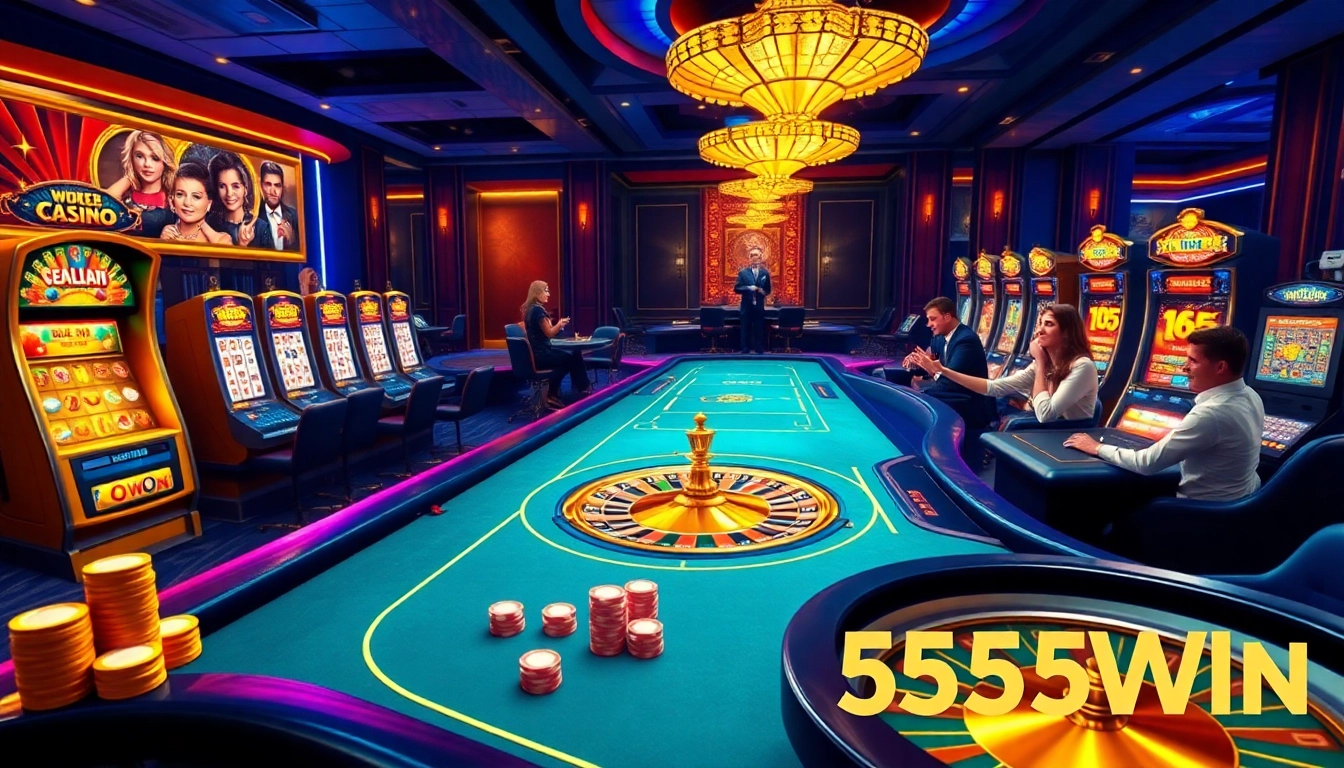 Experience the thrill of winning at 555win's exciting online casino games.