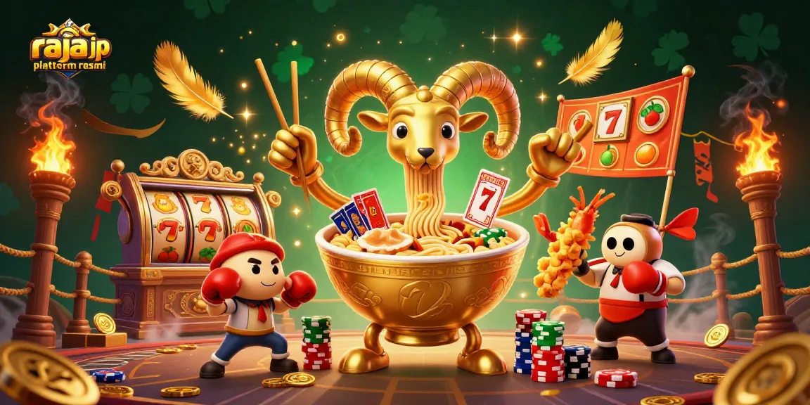 Engage in excitement at raja jp platform resmi with dynamic casino characters and vibrant game elements.