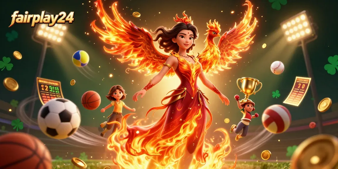 Experience thrilling sports action with fairplay24, showcasing vibrant characters and dynamic betting elements.