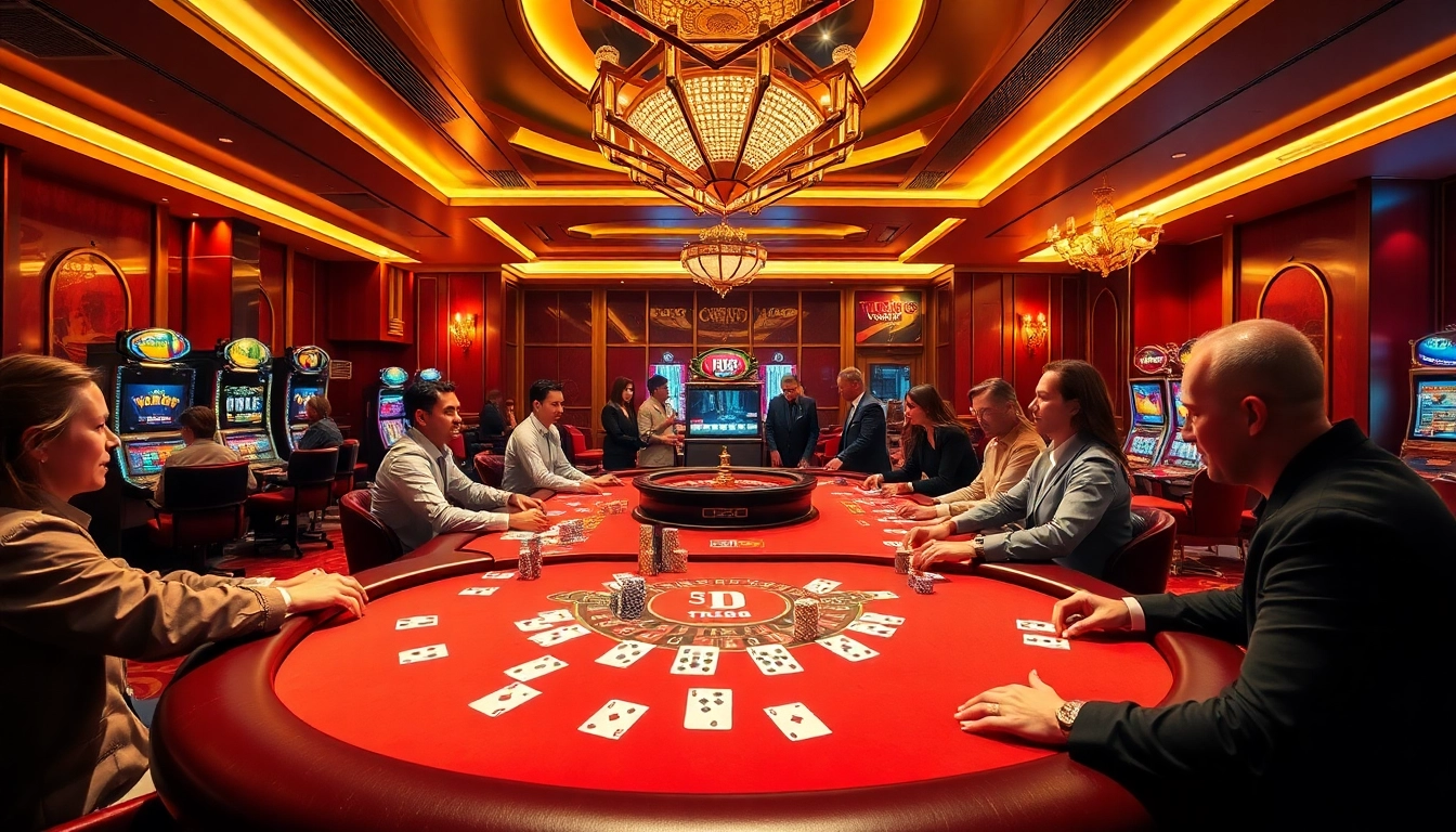Winning at TR88 casino games with vibrant tables and exciting slot machines