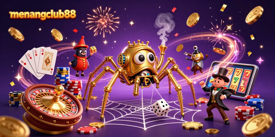 Experience the thrill of menangclub88 with steampunk characters engaging in a vibrant casino adventure.