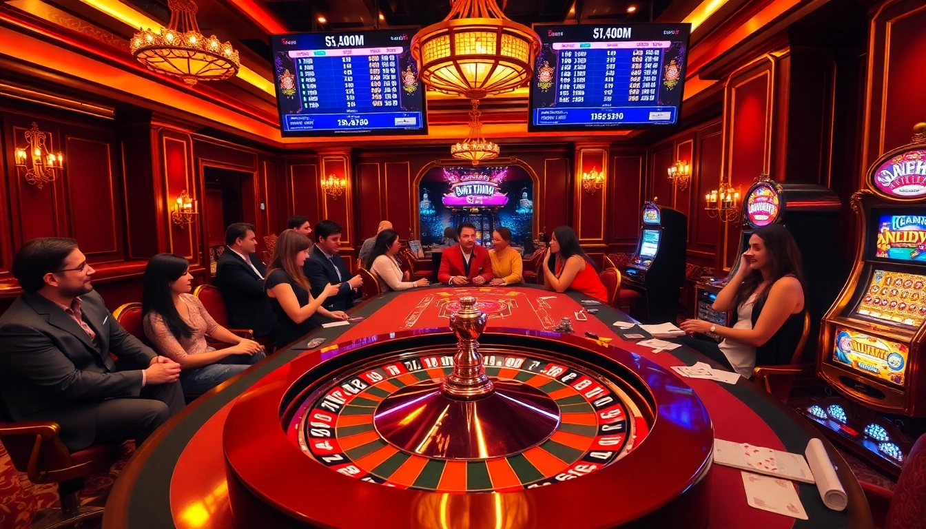Experience the excitement of live draw sdy with real-time game results in a luxurious casino setting.