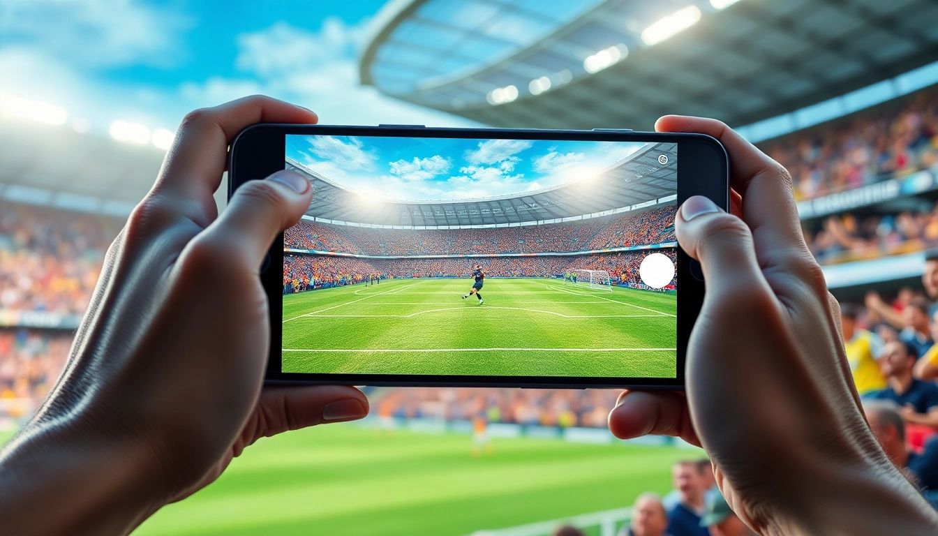 Socolive streams live soccer matches on smartphones, capturing vibrant fan excitement in HD.