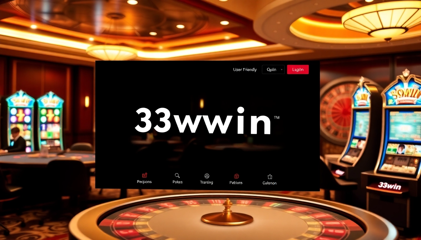 Experience the excitement of 33win with vibrant online casino games and engaging interfaces.