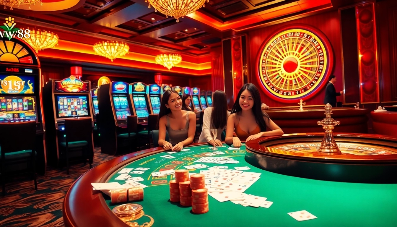 Experience excitement at WW88 casino with vibrant gaming tables, high-stakes poker, and thrilling slot machines.