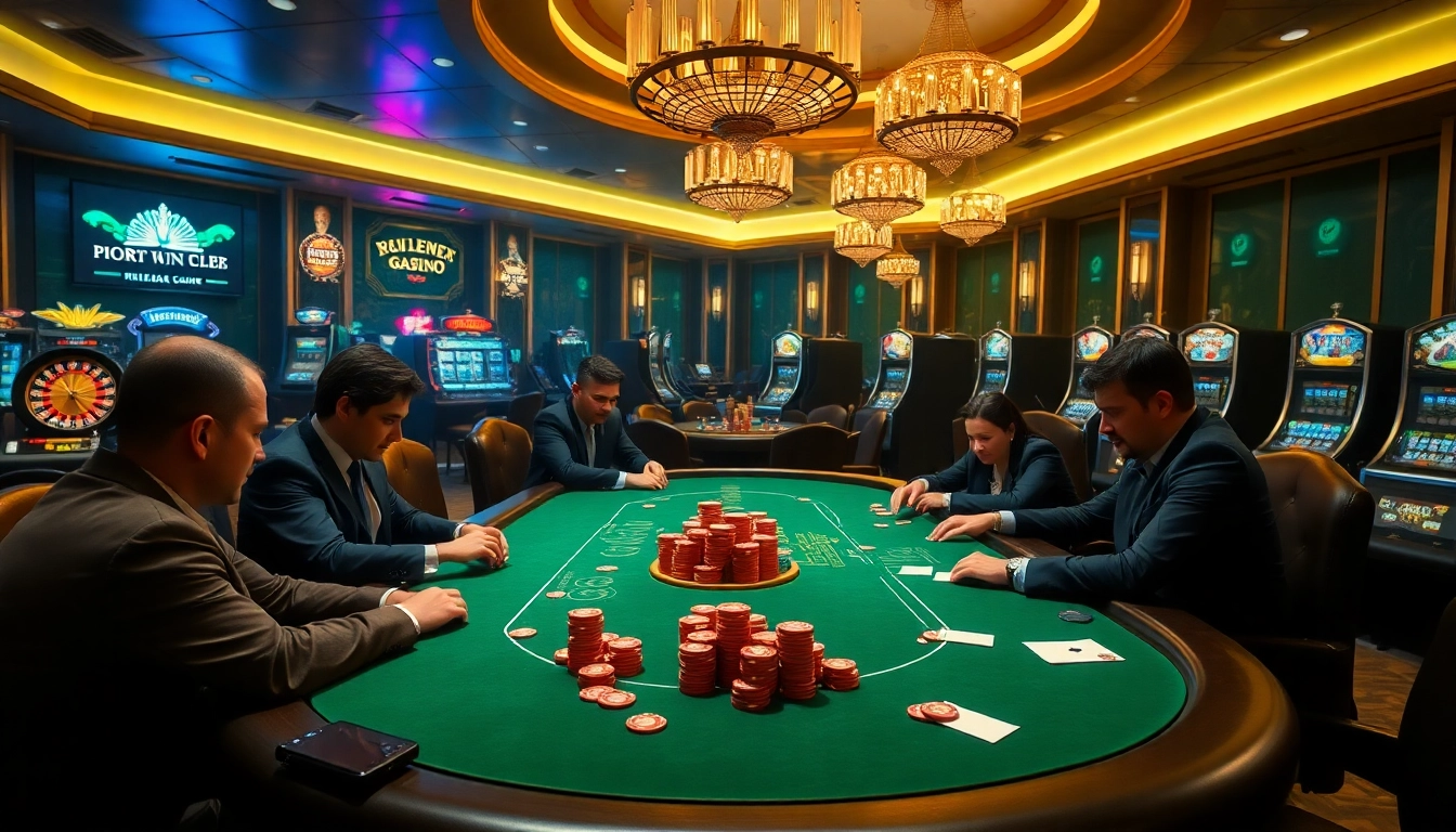 Engage with the hidden wiki at a vibrant casino table, full of poker chips and intense players.