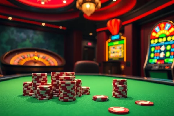 Experience the thrill of pahala4d with vibrant casino games including poker and roulette.