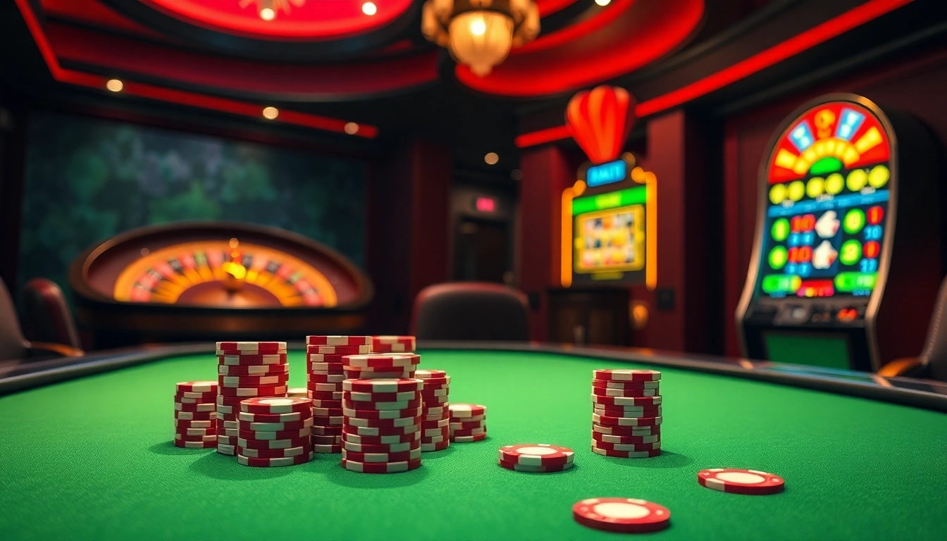 Experience the thrill of pahala4d with vibrant casino games including poker and roulette.