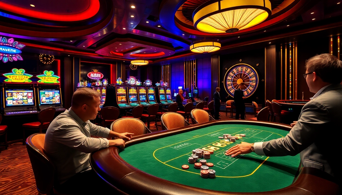 Engaging gamblers at a casino featuring slot machines and poker tables, exploring insights on https://www.polaroidfotobar.com/is-super-glue-flammable/.