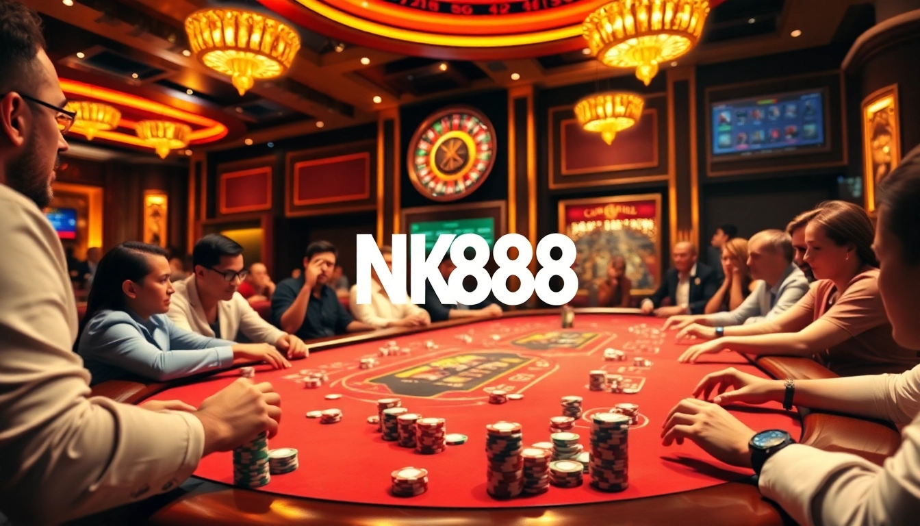 Experience excitement at NK88 casino with vibrant poker action and immersive gameplay.