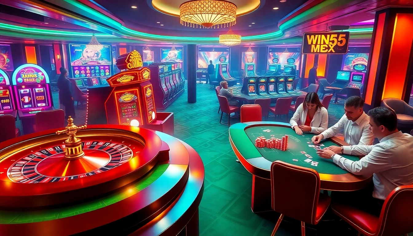 Experience thrilling betting at https://win55.wtf/ with vibrant casino gameplay featuring roulette, slots, and poker.