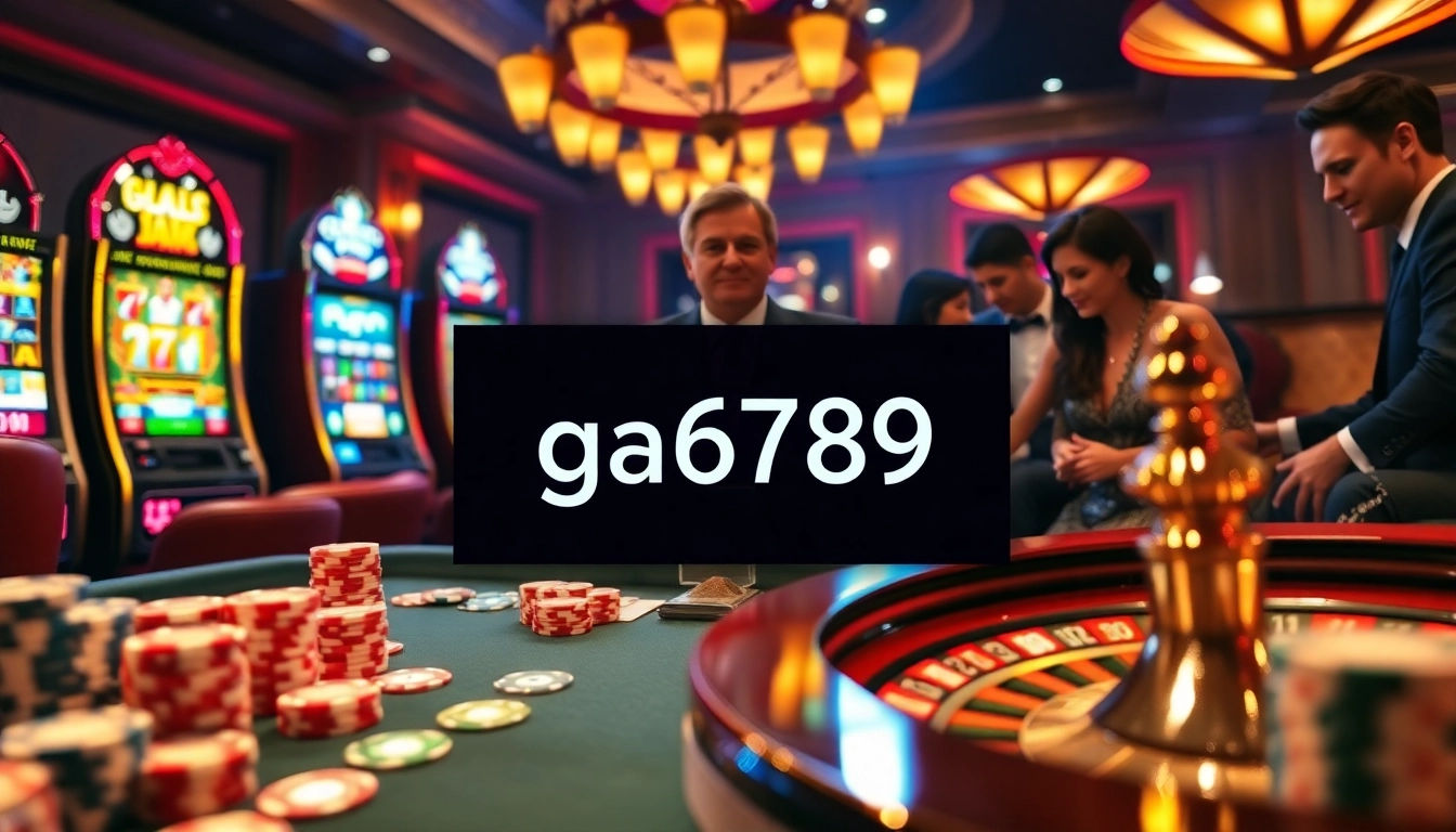 Experience the thrilling atmosphere at ga6789 with vibrant casino games and engaging players.