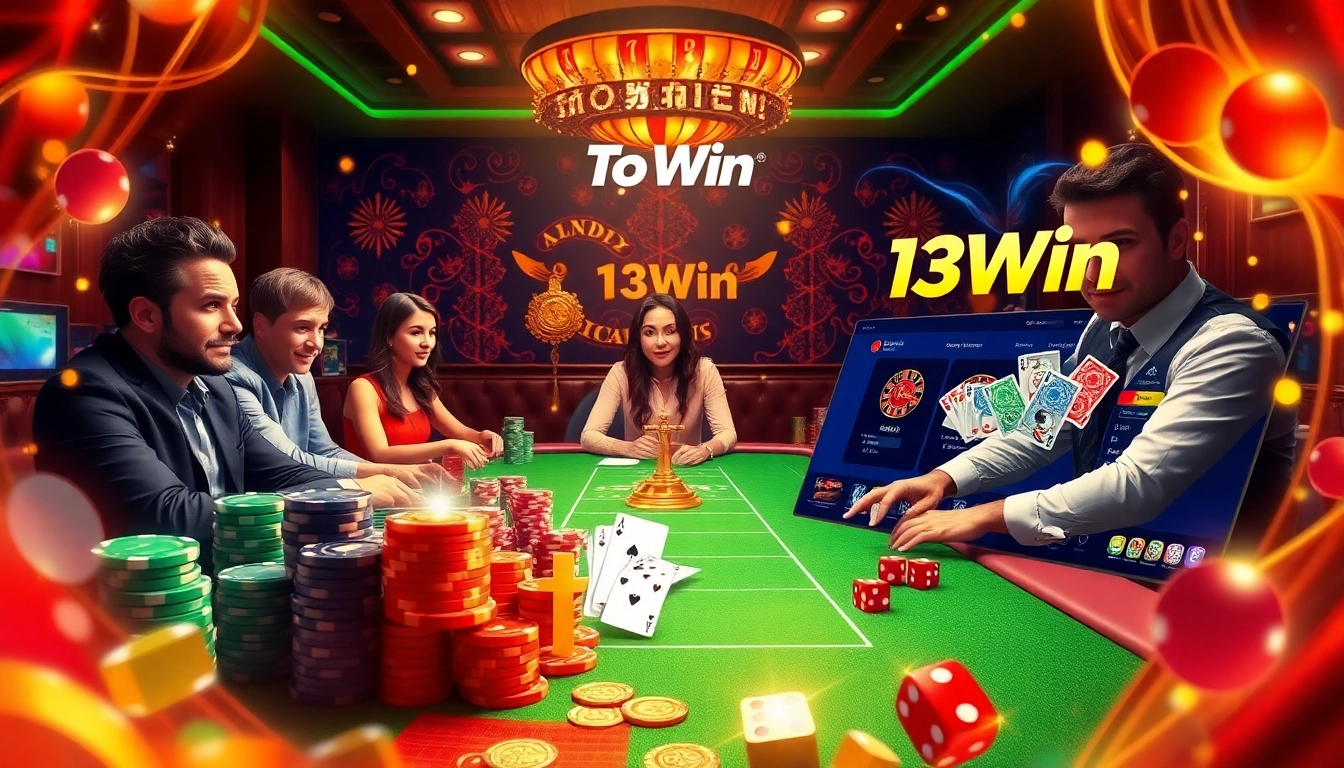 Experience the thrill of winning at 13Win Casino with dynamic gameplay and luxurious atmosphere.