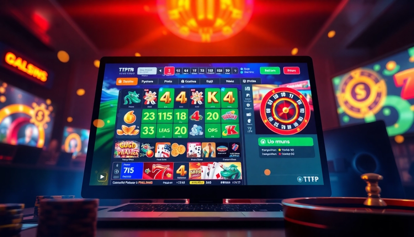 TTPTP online betting platform showcasing dynamic games and exciting promotions.
