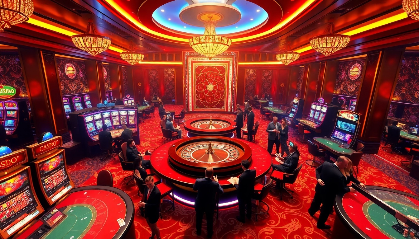 SODO CASINO showcases an inviting casino atmosphere with excited players at gaming tables and slot machines.