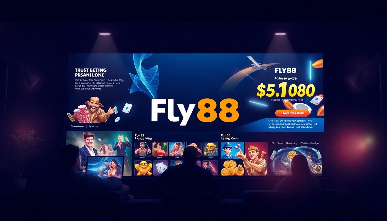 Experience the innovative online betting platform Fly88, showcasing engaging casino games and exciting promotions.