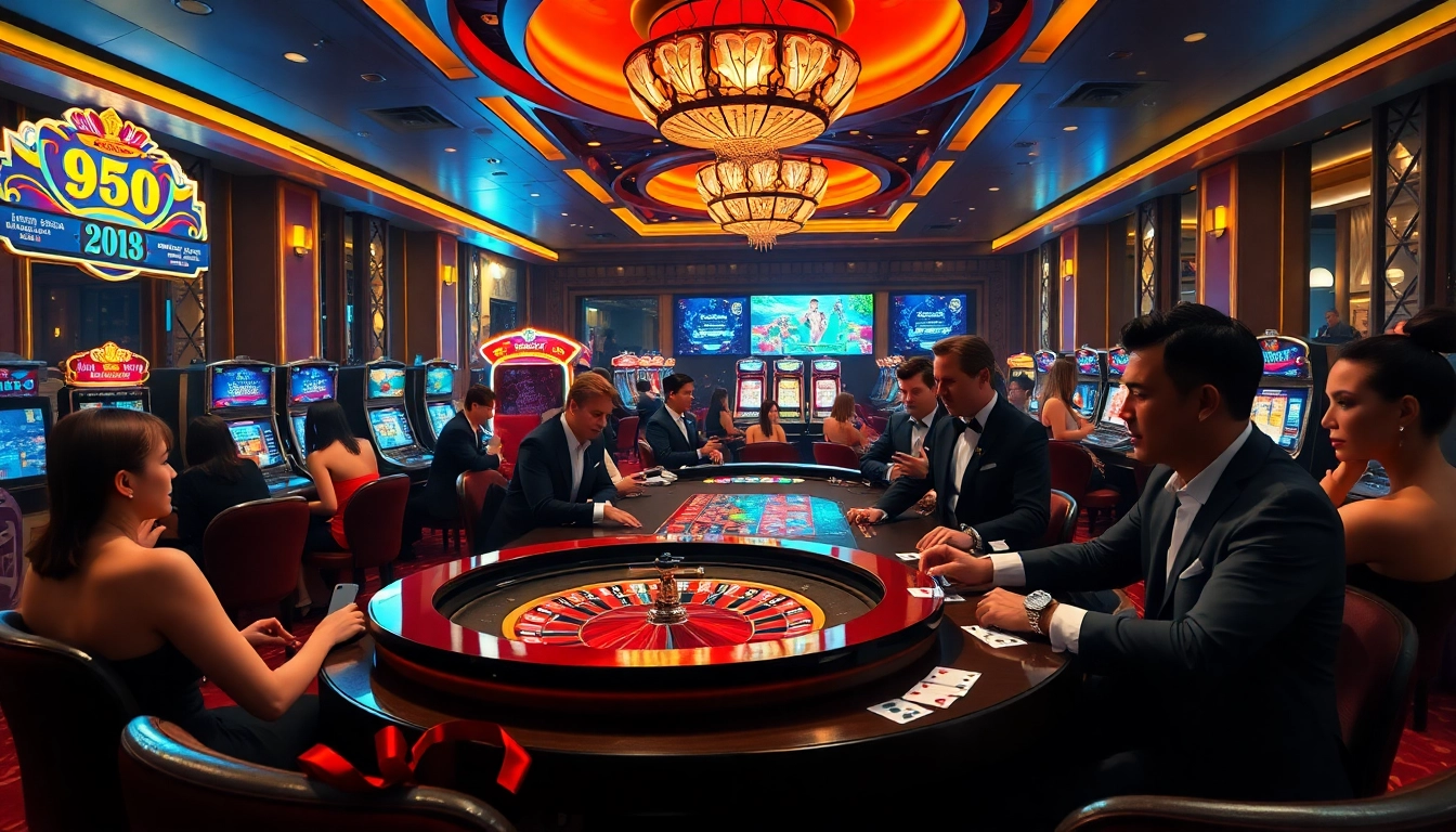 S8 gamblers strategize at a roulette table in an upscale casino, highlighting luxury and excitement.